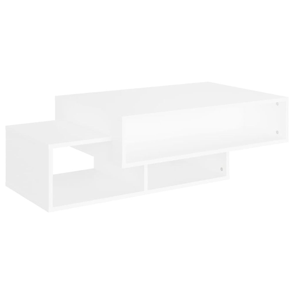 Vidaxl Konferenčný stolík biely 105x55x32 cm drevotrieska